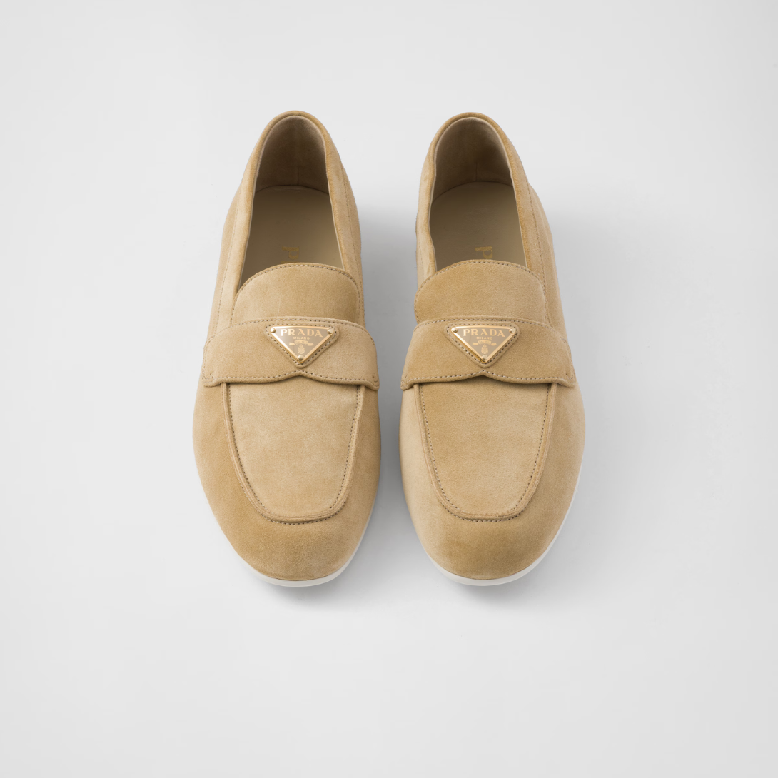 Suede loafers