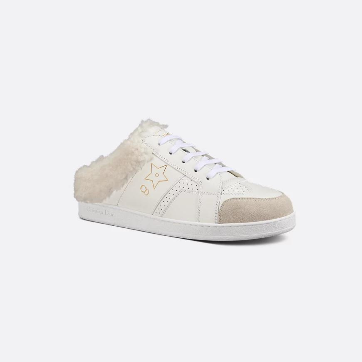 Star Sneaker Calfskin Shearling