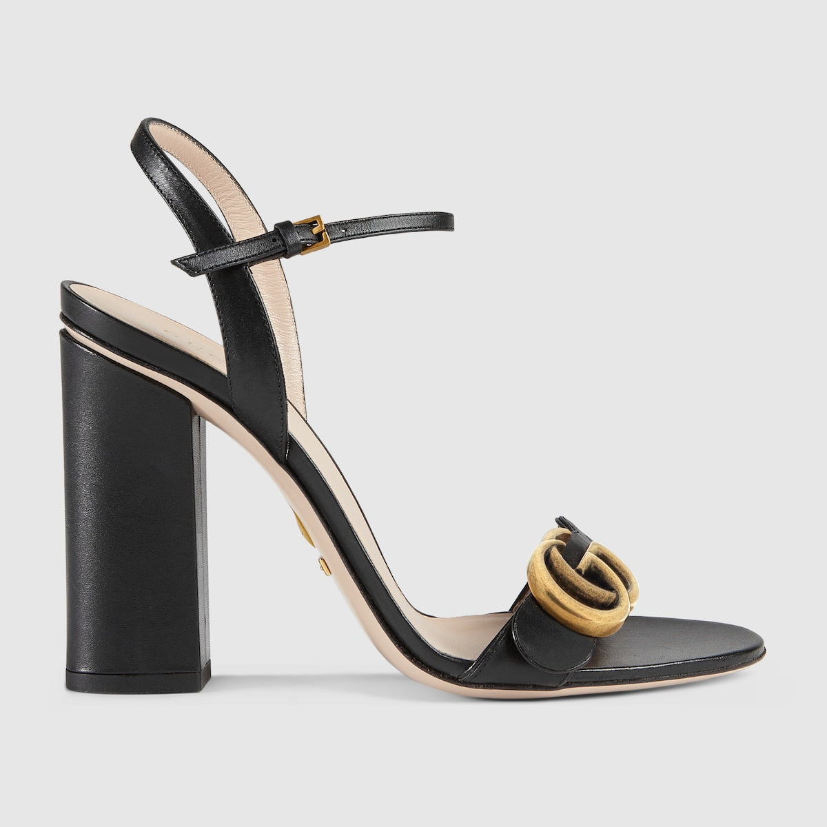 Women's ankle sandal with Double G