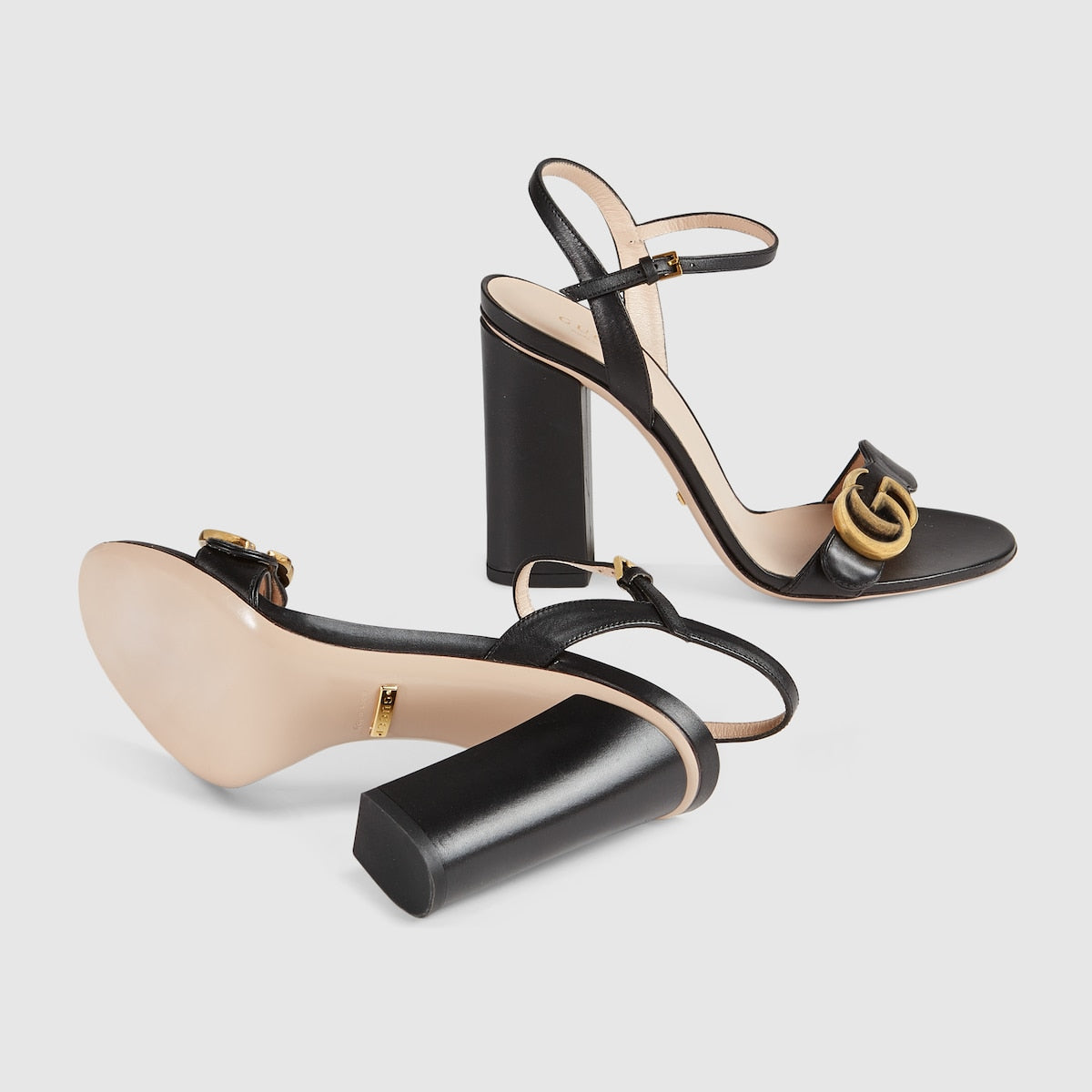 Women's ankle sandal with Double G