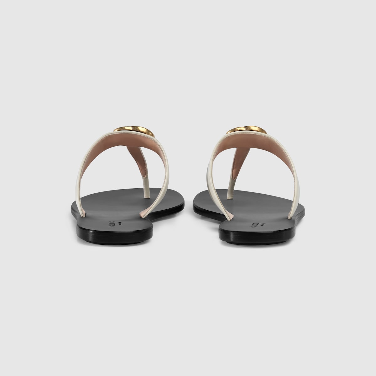 Women's thong sandal with Double G