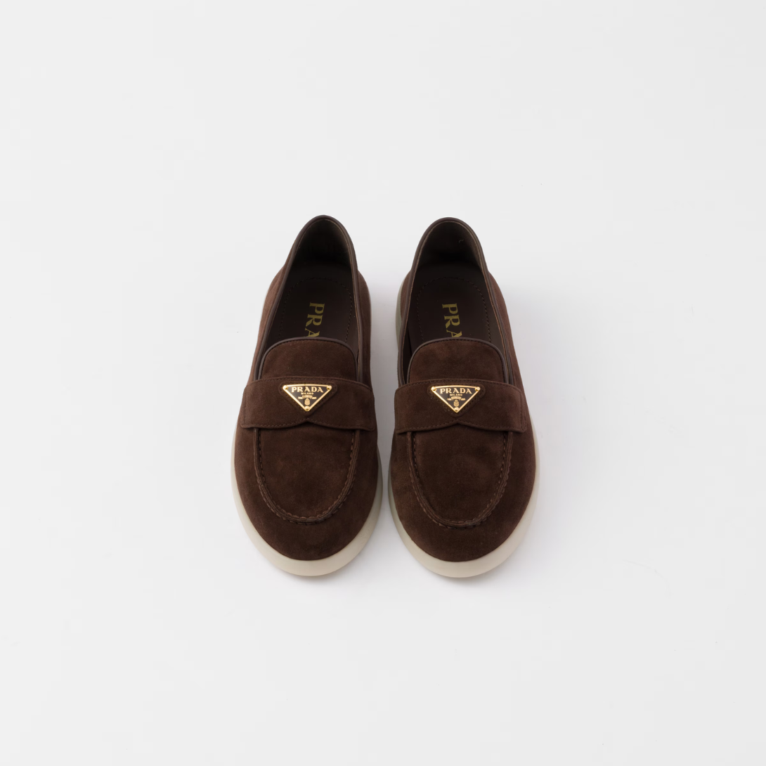 Suede loafers