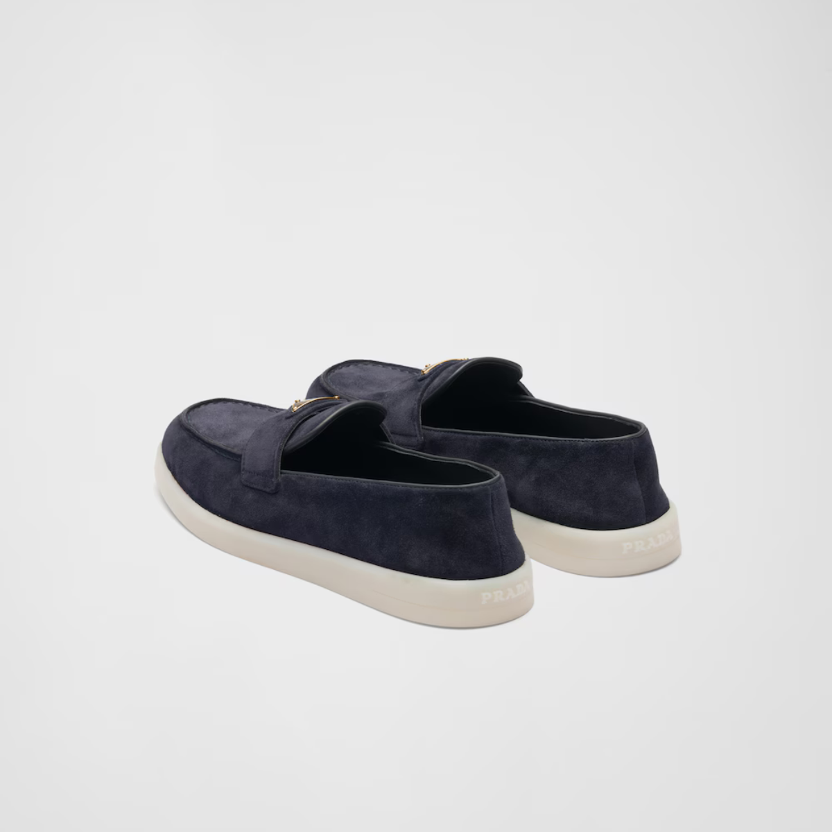 Suede leather loafers