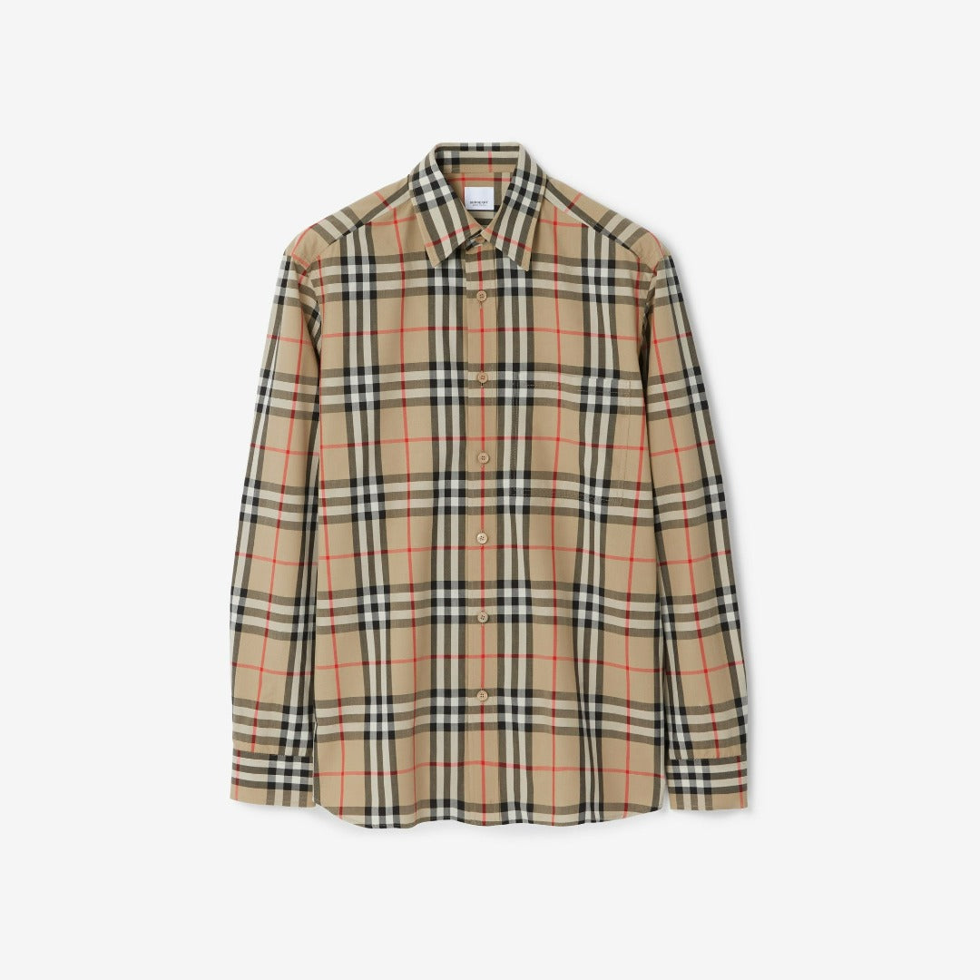 Check Cotton Shirt