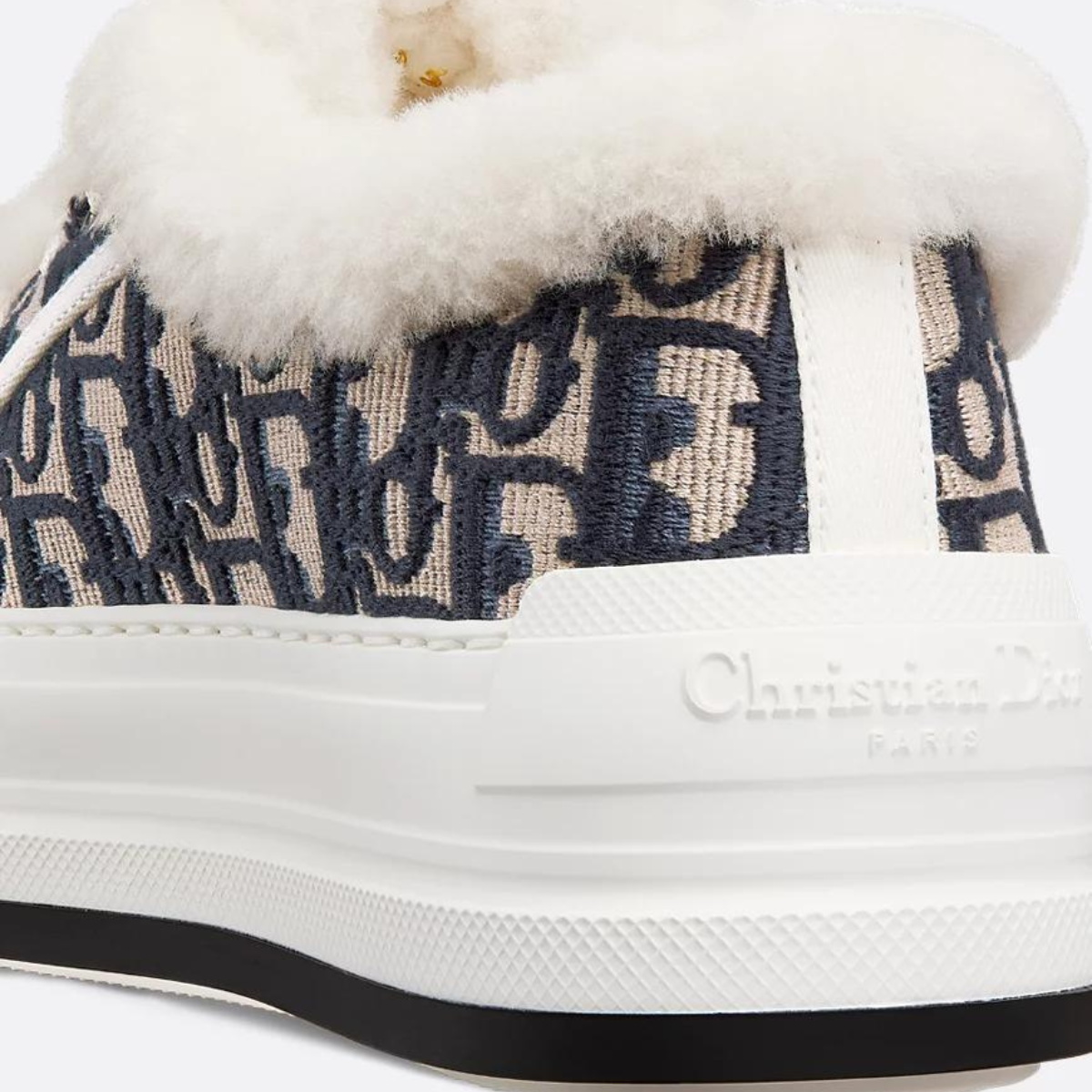 Walk'n' Platform Sneaker Cotton Shearling