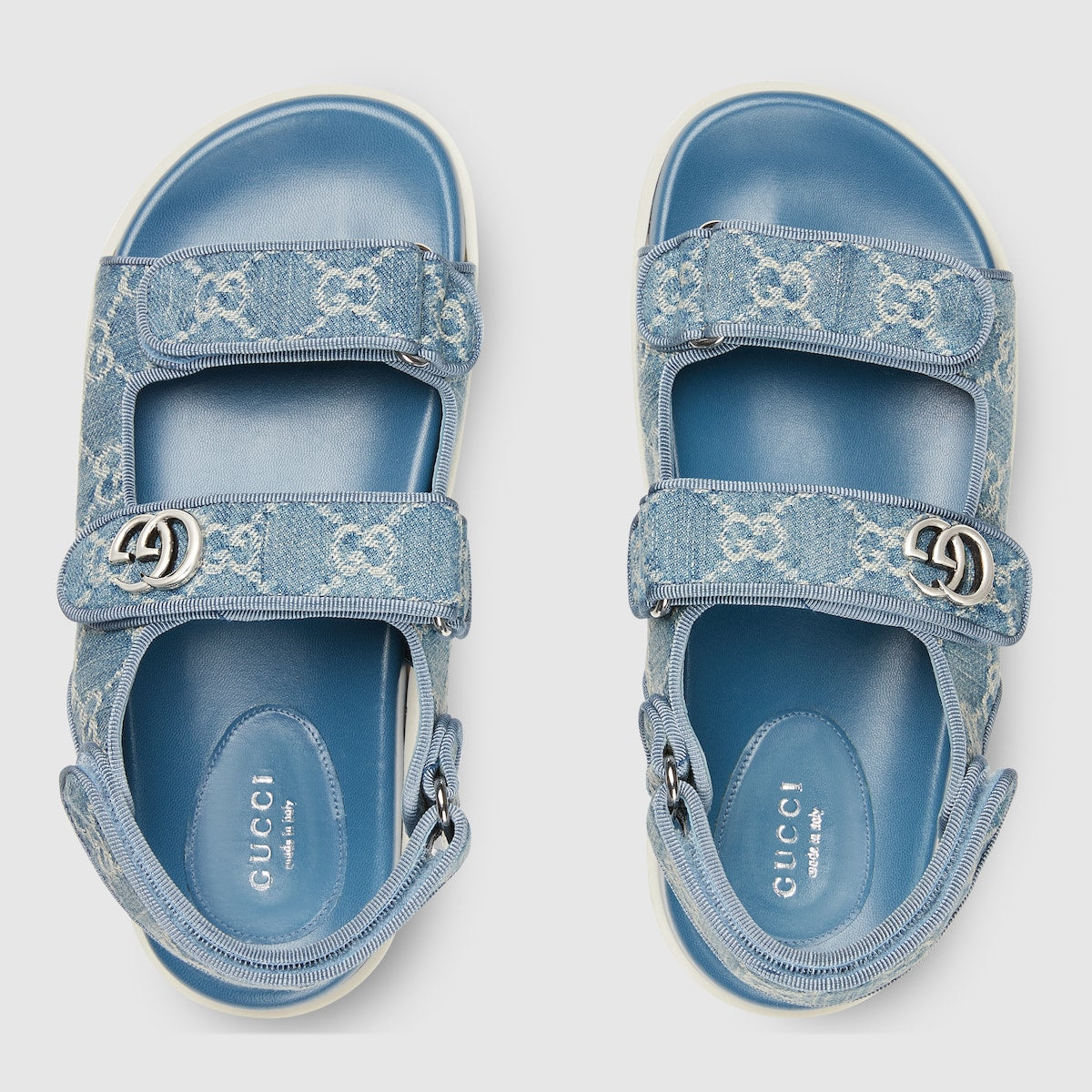 Flat sandal with Double G