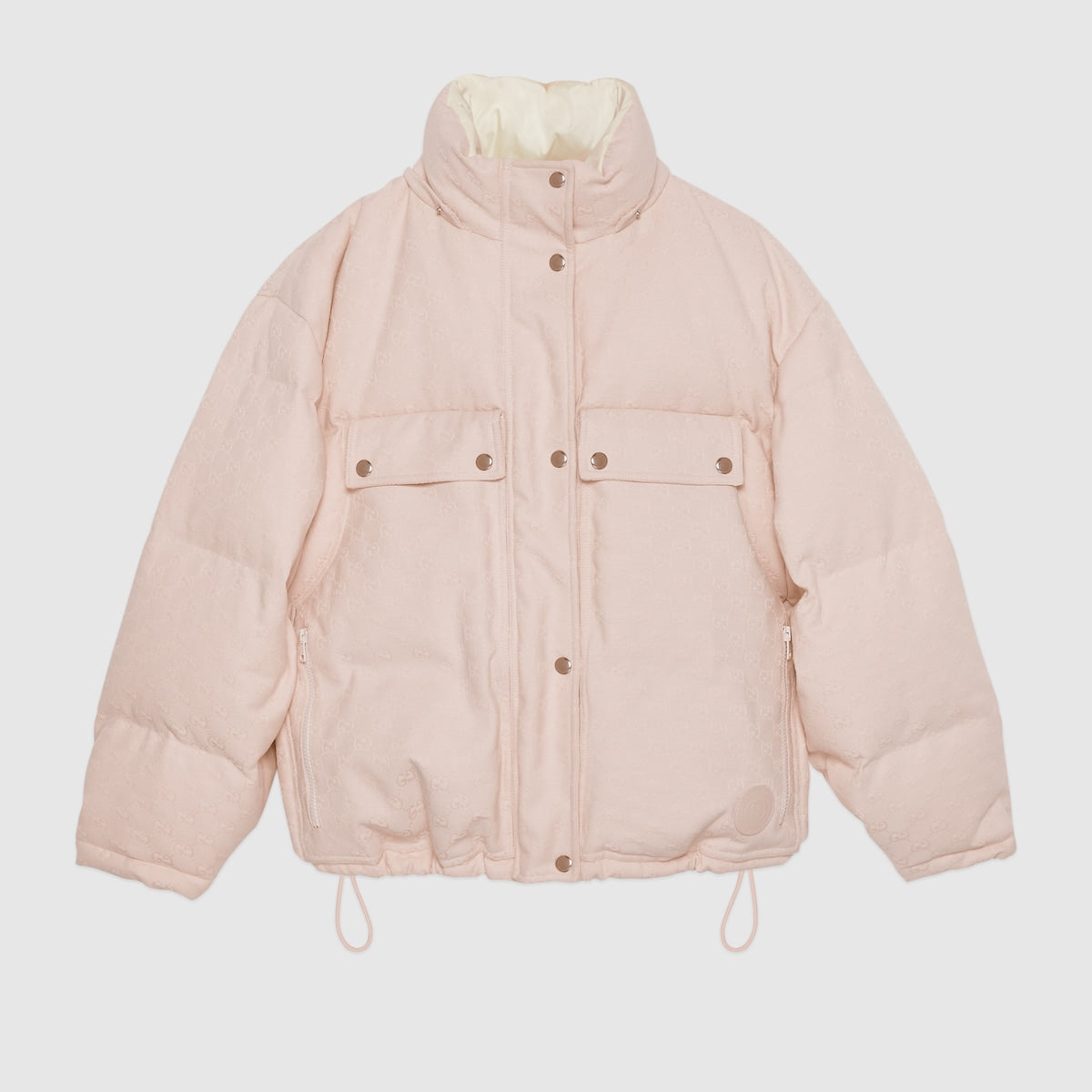 GG cotton canvas puffer jacket