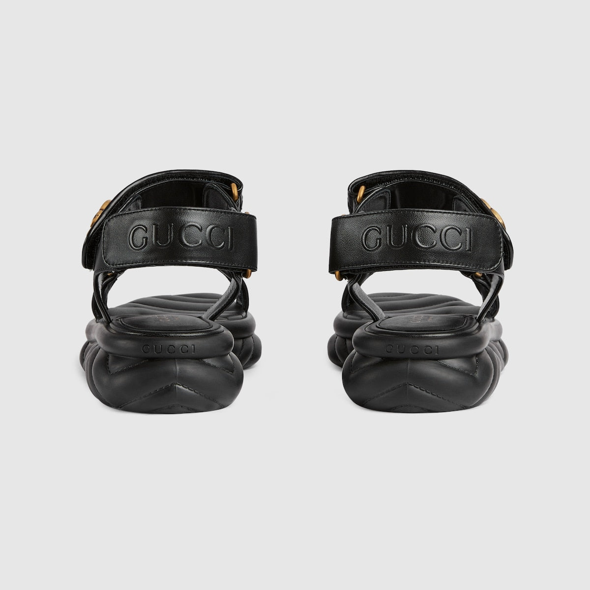 Women's rubber sandal with Double G