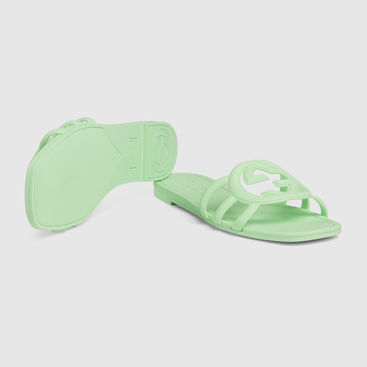 Interlocking rubber G sandal