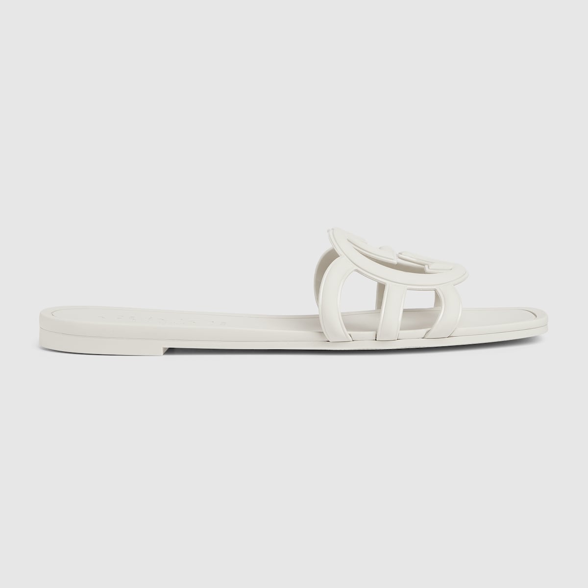 Women's Interlocking rubber G slide sandal