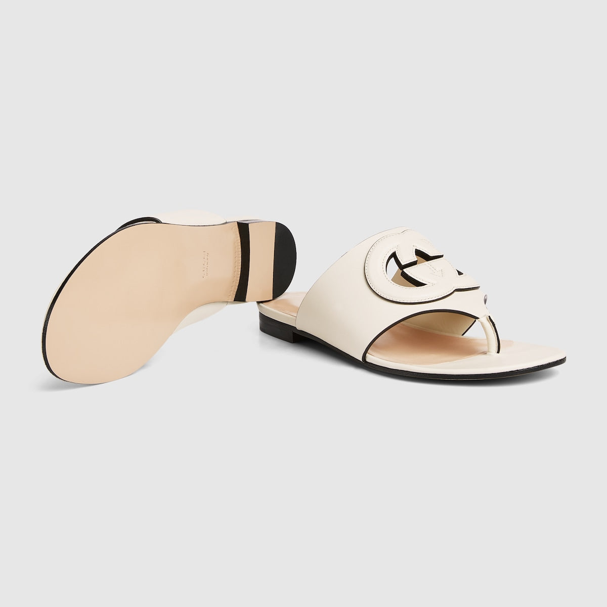 Women's Interlocking G cut-out sandal