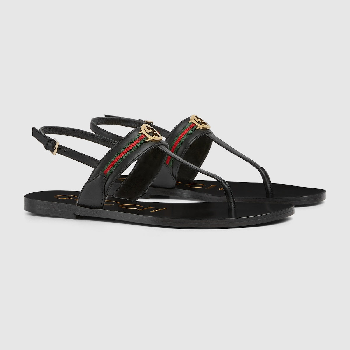 Interlocking G Web sandal