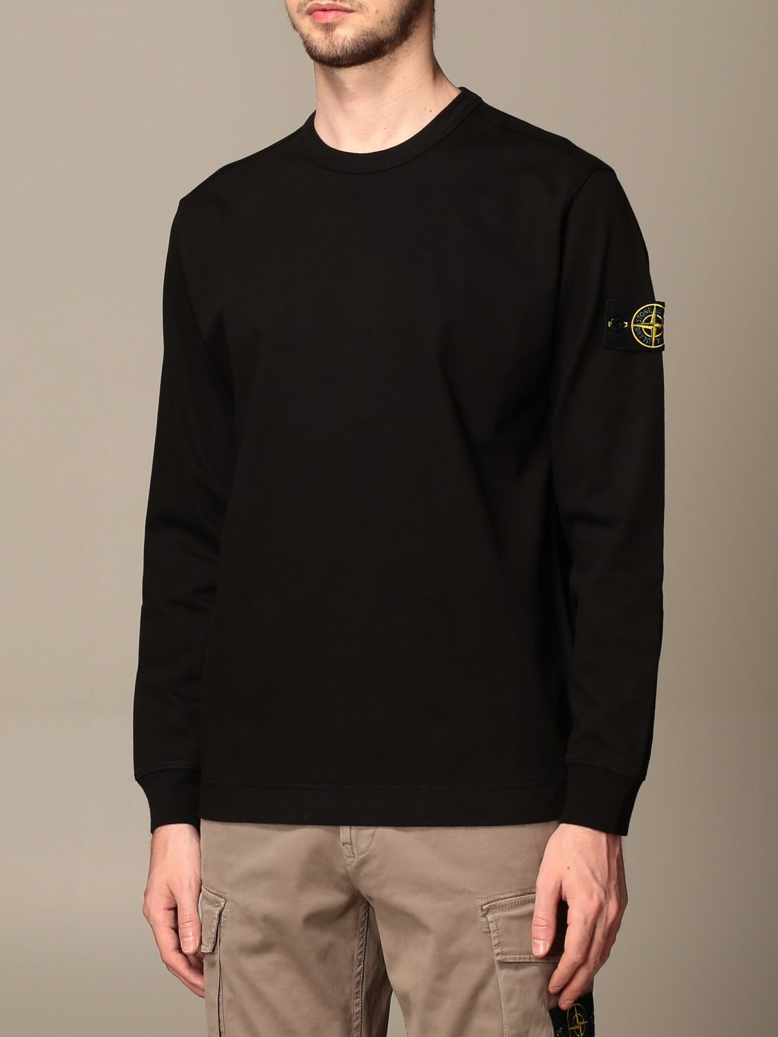 crewneck sweatshirt in cotton