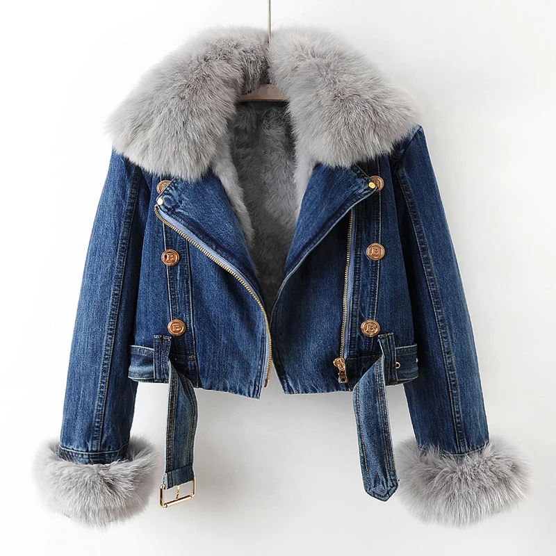 L'ATERIBÉLLE EDGY DENIM JACKET