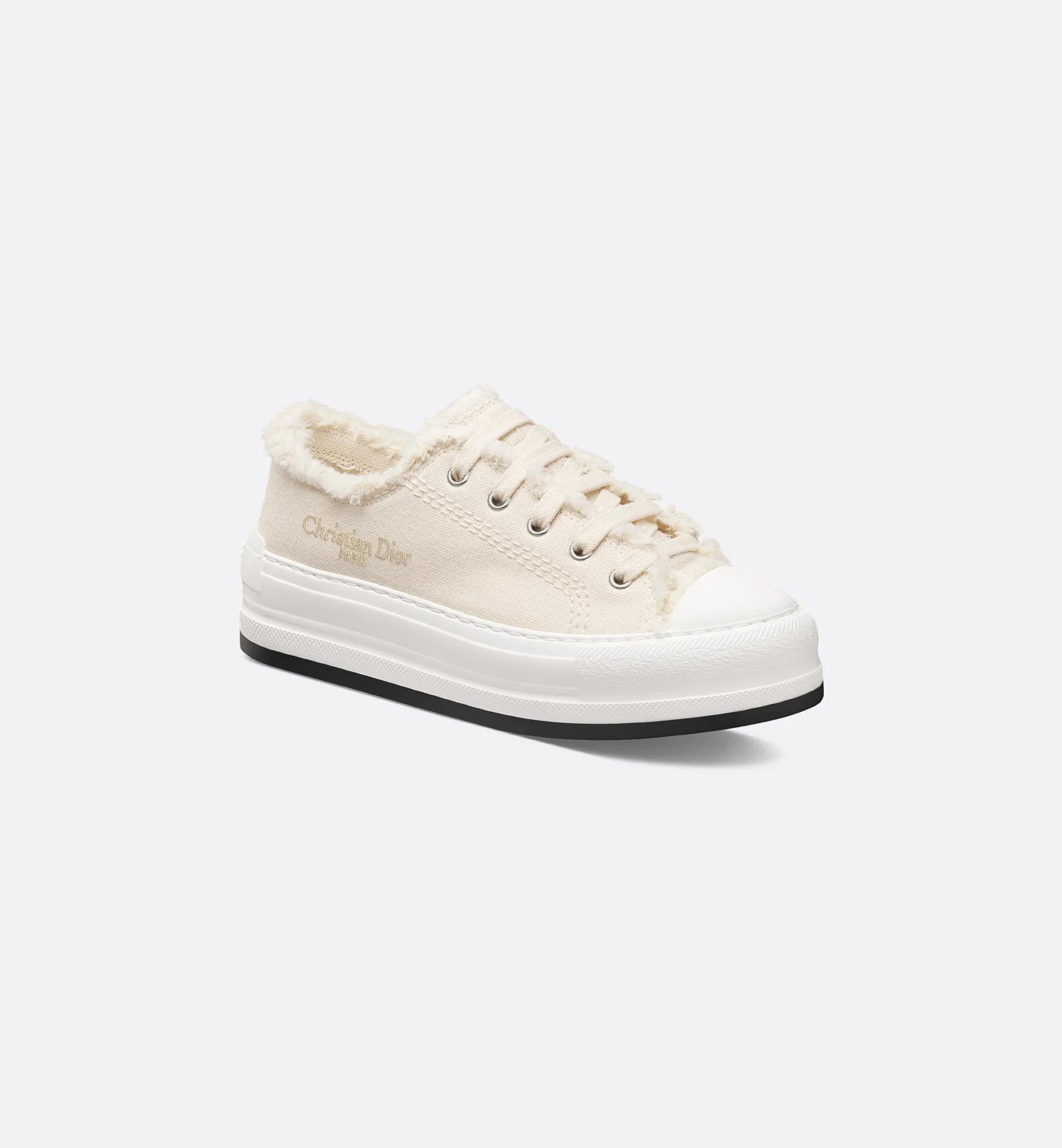 Walk'n' Platform Cotton Canvas Sneaker