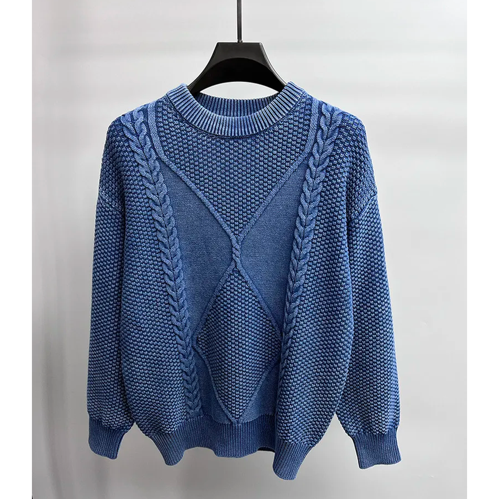 BRACIANNO 100% MERINO ACE WOOL SWEATER