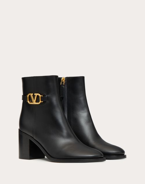 VLOGO SIGNATURE CALFSKIN ANKLE BOOT 75MM