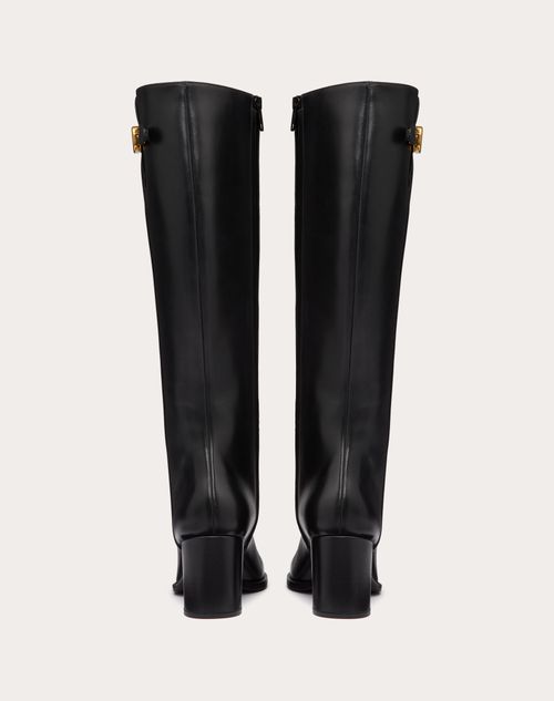 VLOGO SIGNATURE CALFSKIN BOOT 70MM