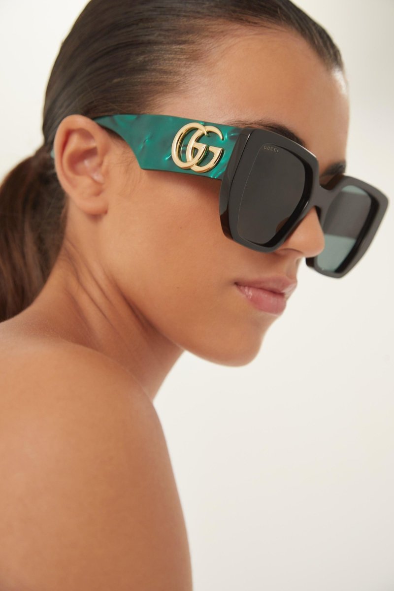 GG oversized black and green